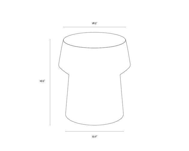 Sunpan Brie End Table