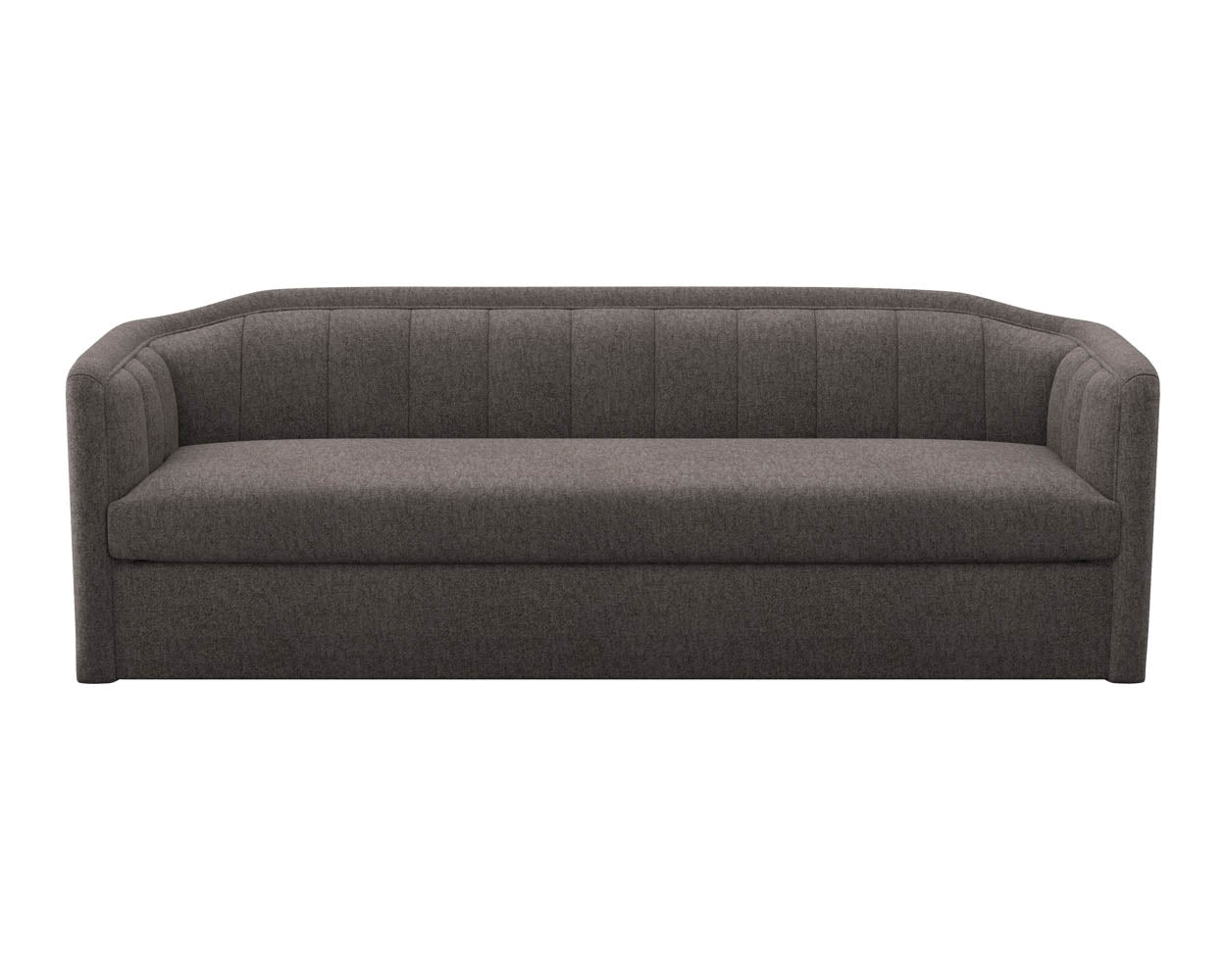 Sunpan Birrit Sofa in Alaska Hedgehog Brown / Noble Grey / Dove Cream