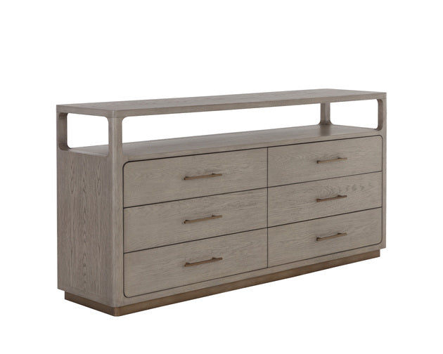 Sunpan Danette Dresser in Grey/Black