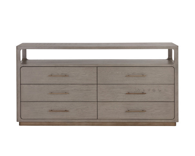 Sunpan Danette Dresser in Grey/Black