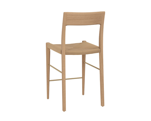 Sunpan Bondi Counter Stool in Light Oak