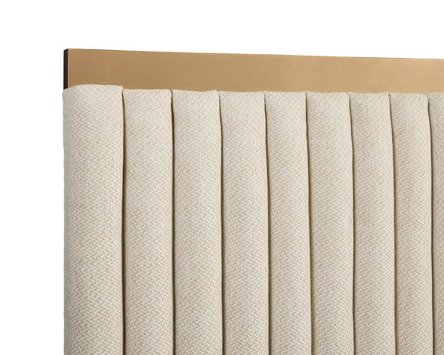 Sunpan Tarrant Bed - King - Monument Oatmeal