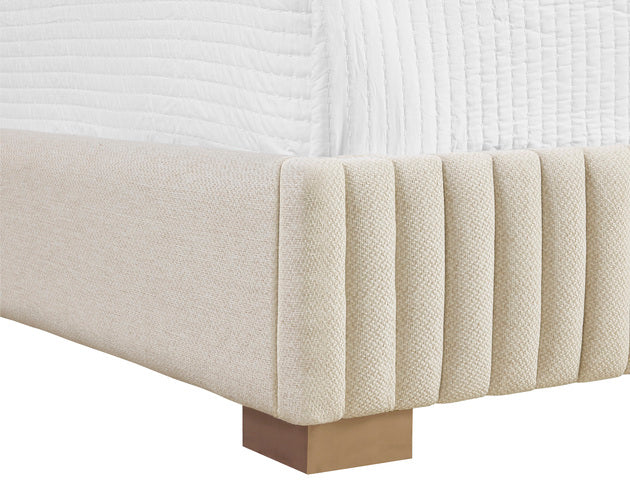Sunpan Tarrant Bed - King - Monument Oatmeal