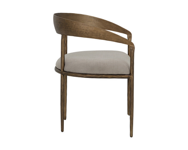 Sunpan Zanatta Dining Armchair - Zenith Taupe Grey