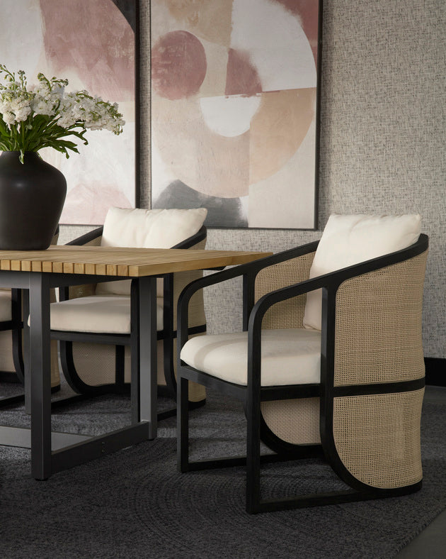 Sunpan Palermo Dining Chair Stinson Cream
