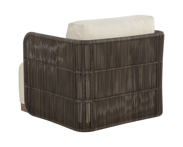 Sunpan Ravenna Swivel Armchair - Stinson Cream