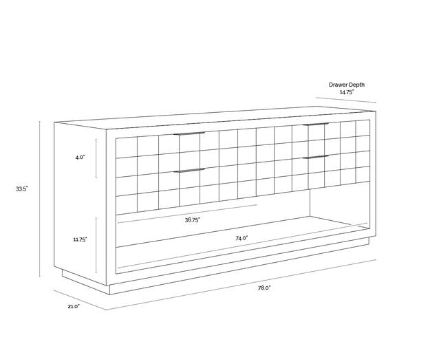 Sunpan Akava Dressers