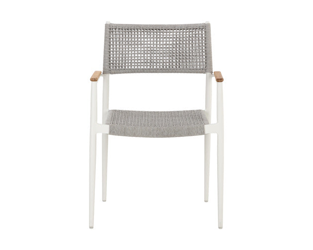 Sunpan Nava Stackable Dining Armchair - Set of Two