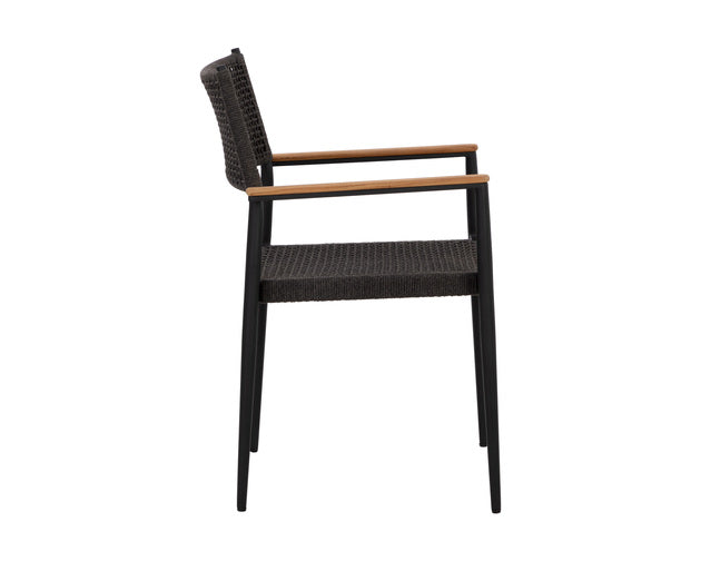 Sunpan Nava Stackable Dining Armchair - Set of Two