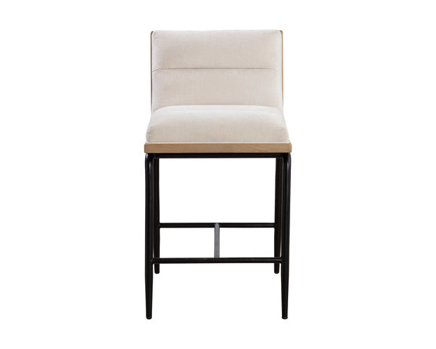Sunpan Abilene Counter Stool - Polo Club Muslin