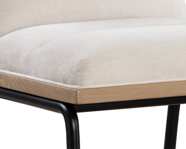 Sunpan Abilene Counter Stool - Polo Club Muslin