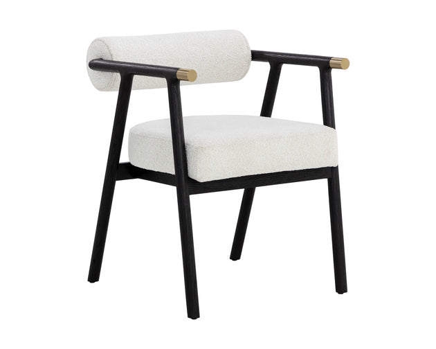 Sunpan Sova Dining Armchair - Copenhagen White