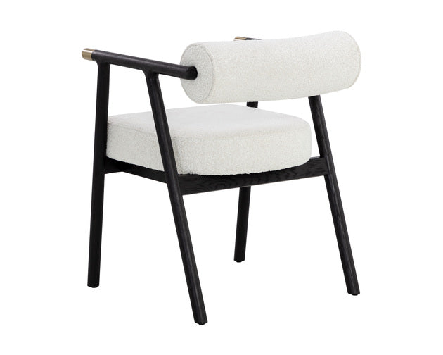 Sunpan Sova Dining Armchair - Copenhagen White