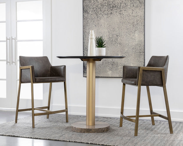 Sunpan Bernadette Counter Stool - Bravo Admiral / Kendall Grey