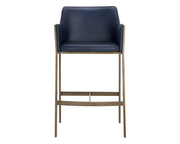 Sunpan Bernadette Barstool - Bravo Admiral / Kendall Grey