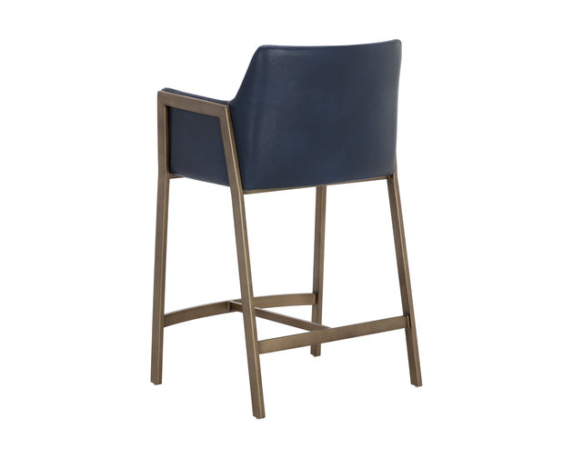 Sunpan Bernadette Counter Stool - Bravo Admiral / Kendall Grey