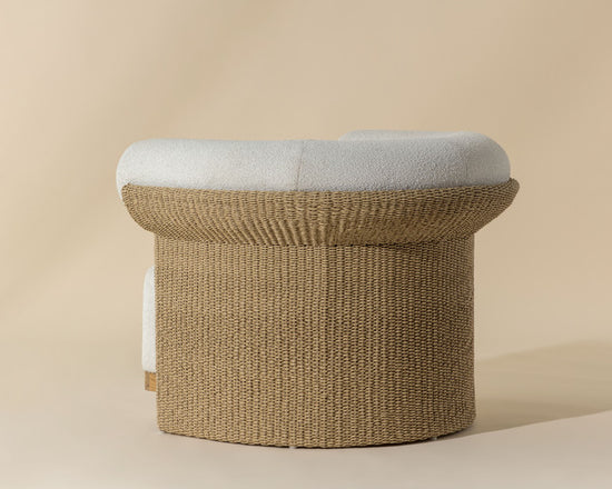 Sunpan Asos Lounge Chair - Louis Cream