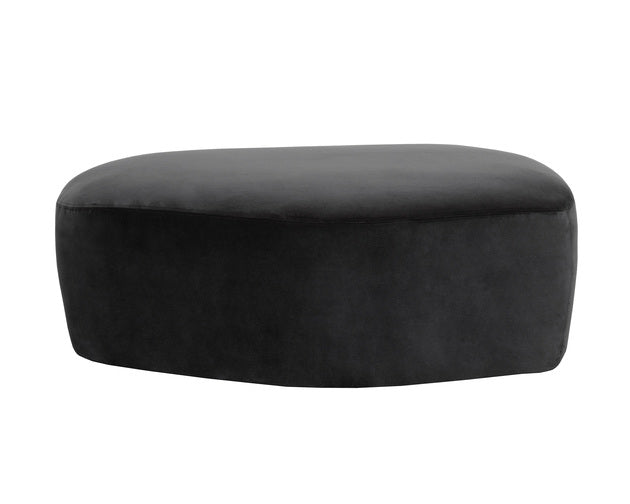 Sunpan Soraya Ottoman - Shadow Grey