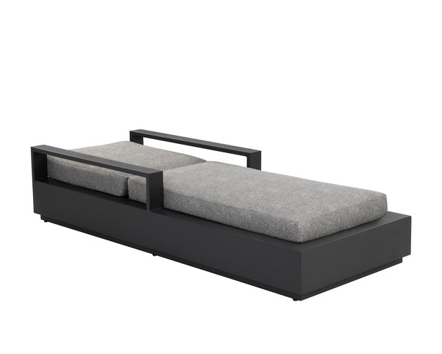 Sunpan Tavira Lounger - Lanikai Salt And Pepper
