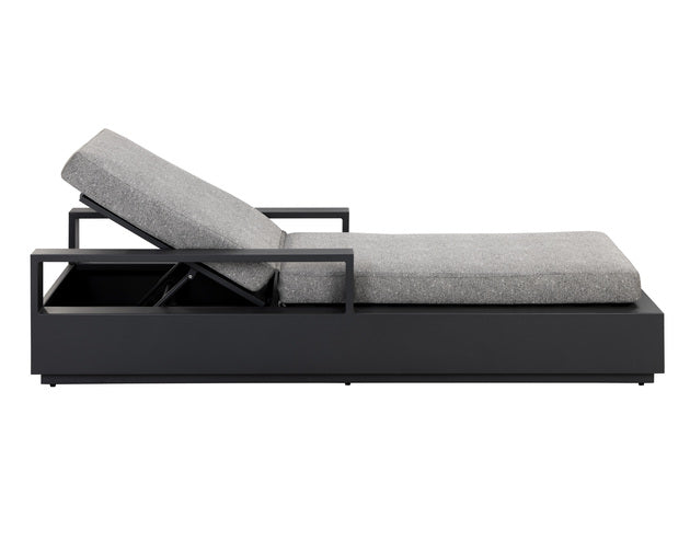 Sunpan Tavira Lounger - Lanikai Salt And Pepper