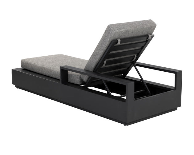 Sunpan Tavira Lounger - Lanikai Salt And Pepper
