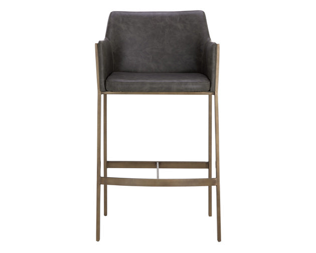 Sunpan Bernadette Barstool - Bravo Admiral / Kendall Grey