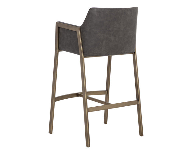 Sunpan Bernadette Barstool - Bravo Admiral / Kendall Grey