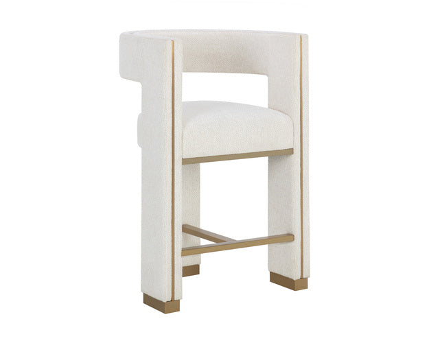 Sunpan Adamina Counter Stool Rhea in Light Barley