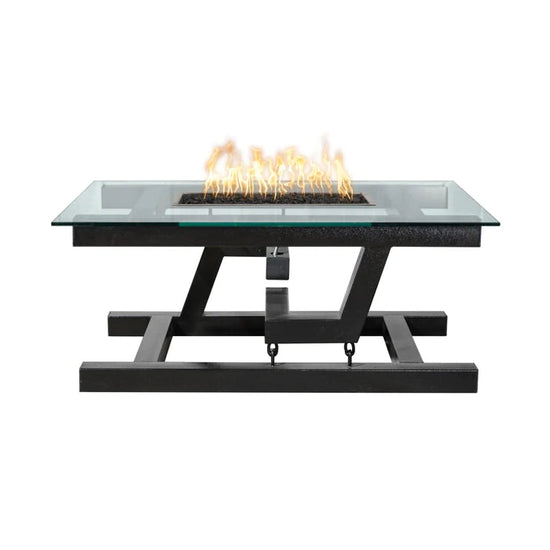 The Outdoor Plus Newton Powder Coated Fire Pit - Floating Appearance