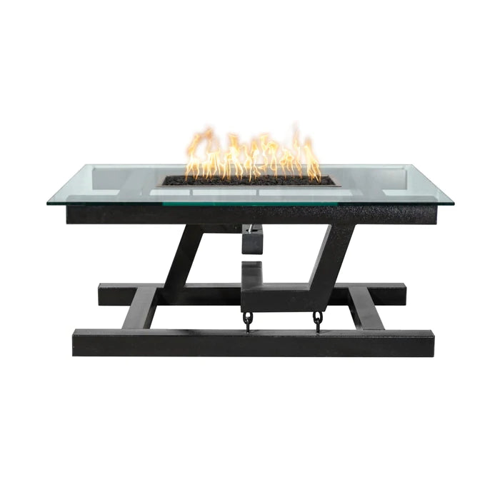The Outdoor Plus Newton Powder Coated Fire Pit - Floating Appearance