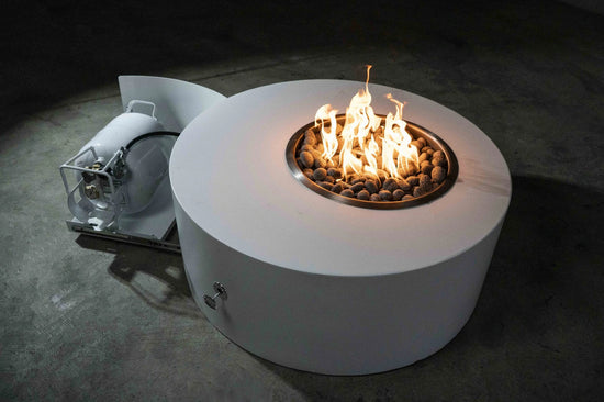 The Outdoor Plus Isla Fire Pit - Corten Steel