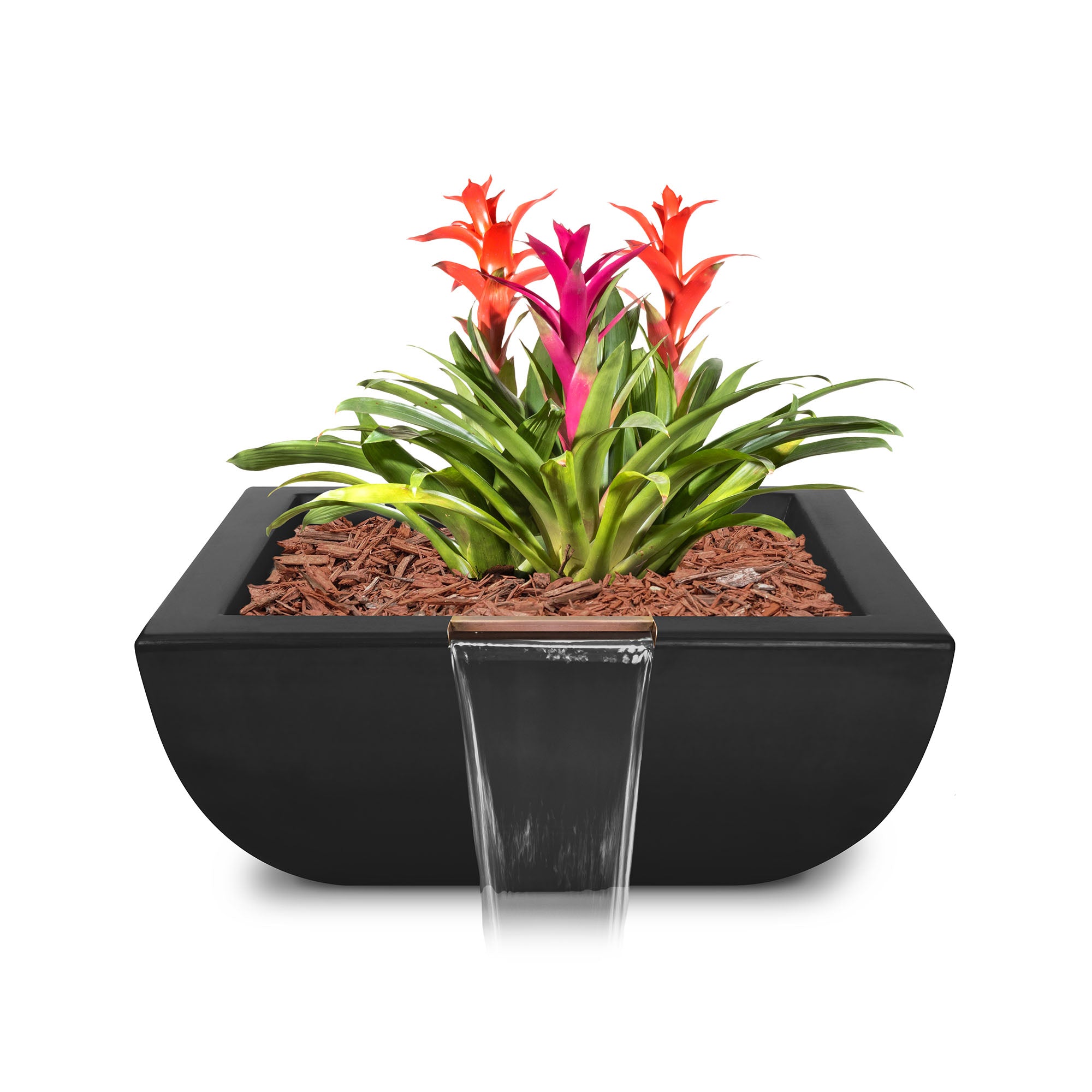 The Outdoor Plus Avalon GFRC Planter & Water Bowl