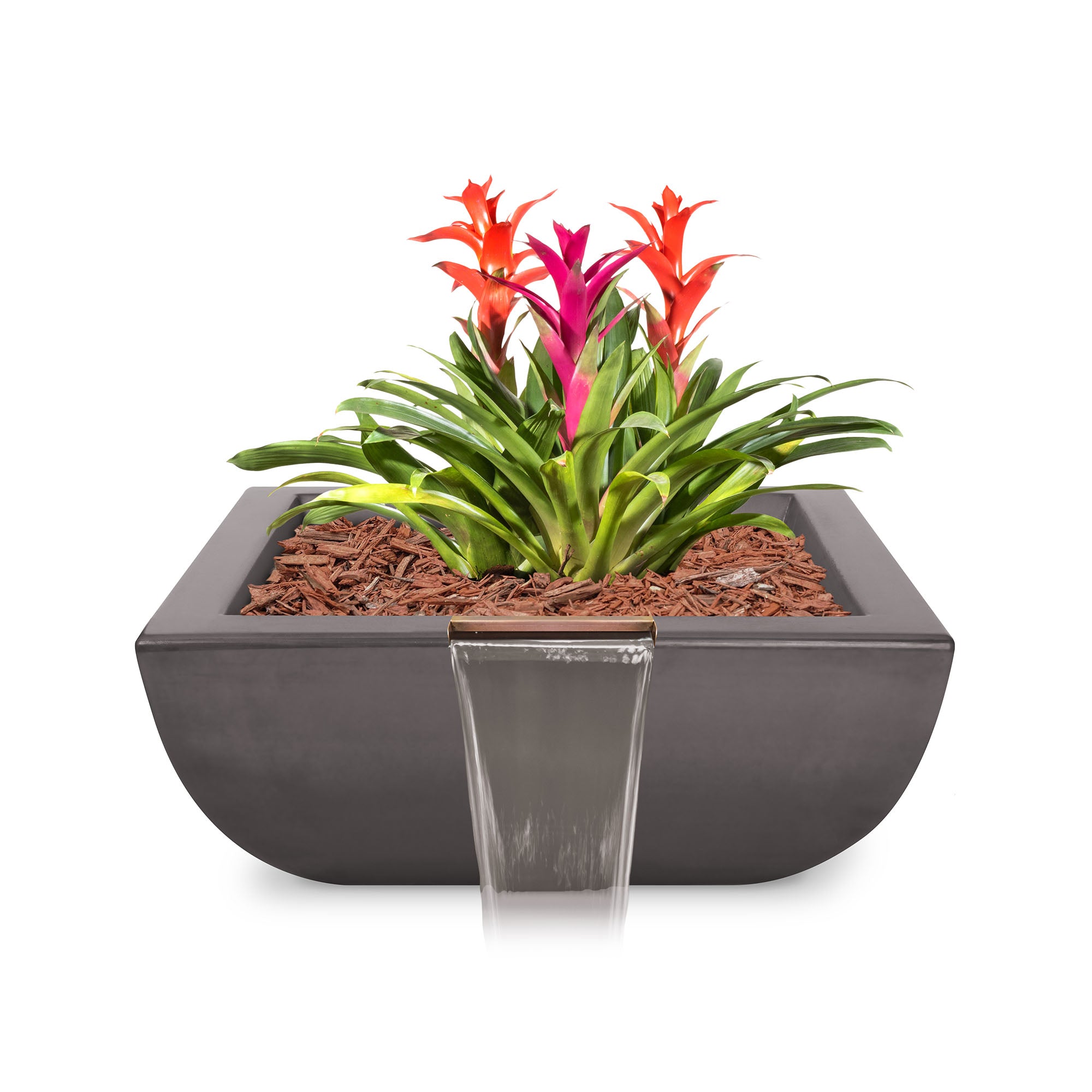The Outdoor Plus Avalon GFRC Planter & Water Bowl