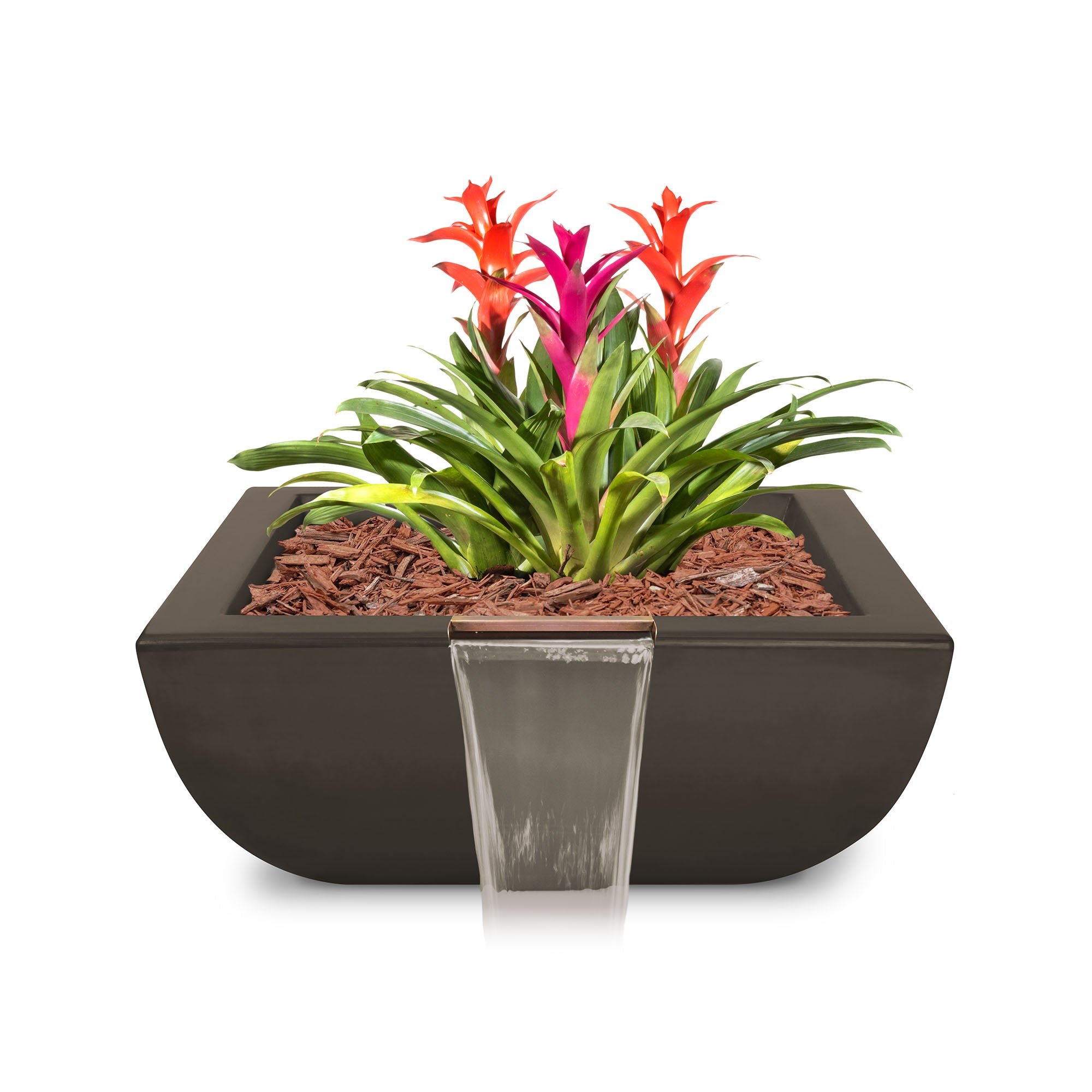The Outdoor Plus Avalon GFRC Planter & Water Bowl