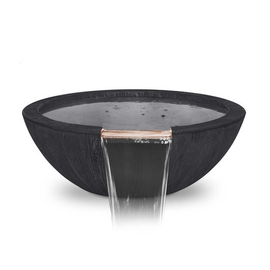 The Outdoor Plus Sedona Wood Grain Water Bowl