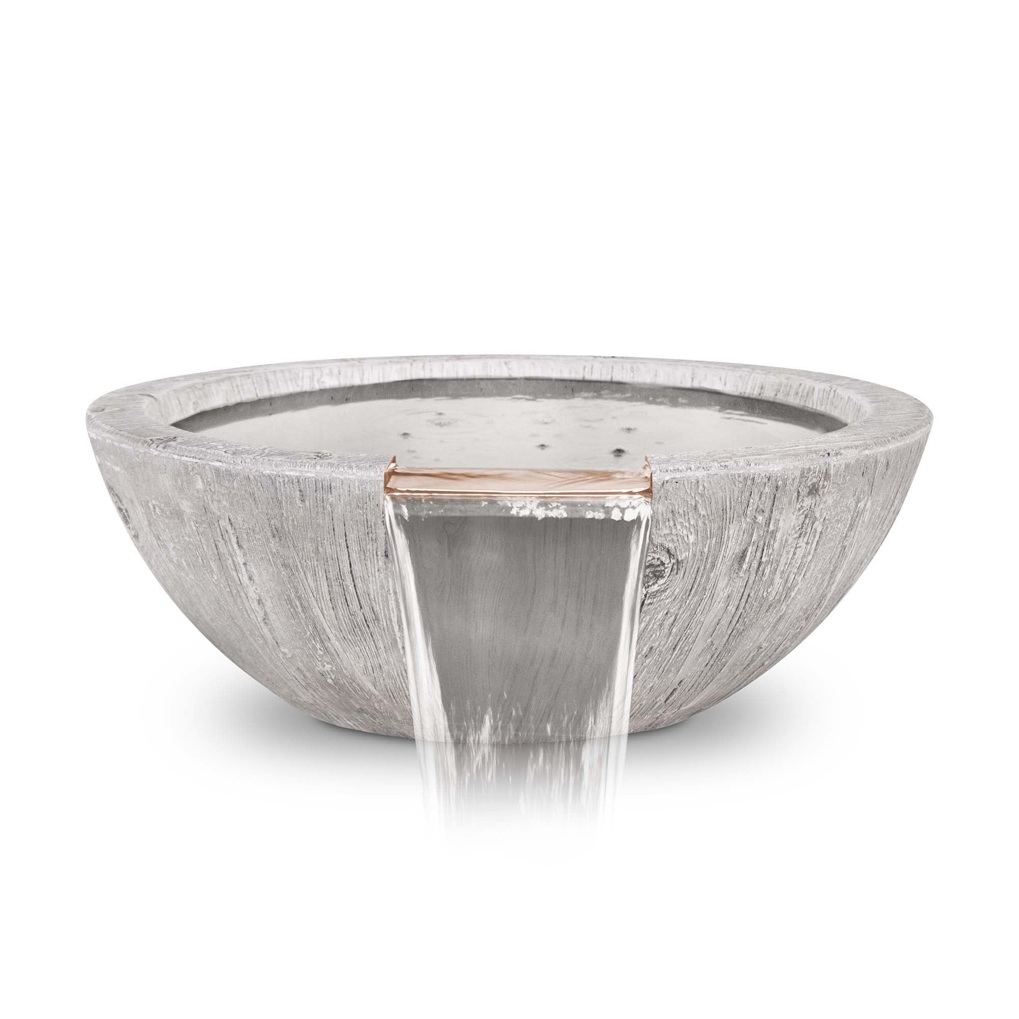 The Outdoor Plus Sedona Wood Grain Water Bowl