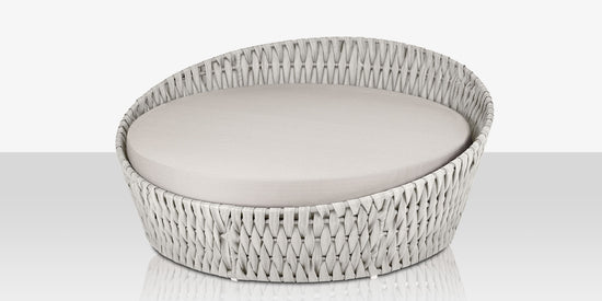 DecoScapes Aria 70" Round Aluminum Cushion Daybed