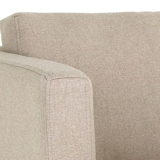 Sunpan Kaius Armchair in Limelight Oat / Limelight Silver