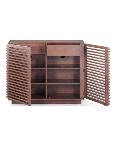 Zuo Modern Linea Tall Console Walnut
