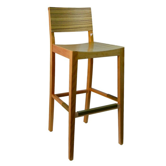 H&D Seating Maddison Wooden Barstool with Plywood Seat