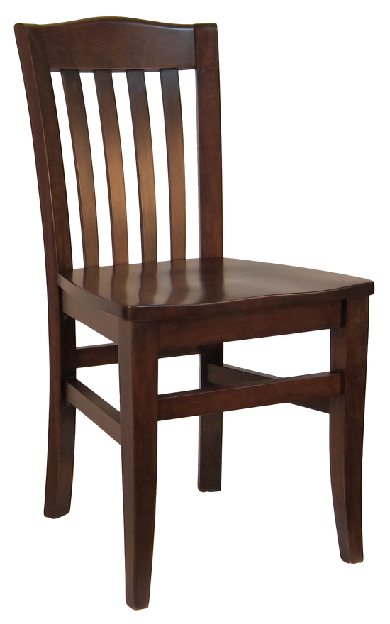 H&D Seating Crown Back Series Wood Chair - Set of 2