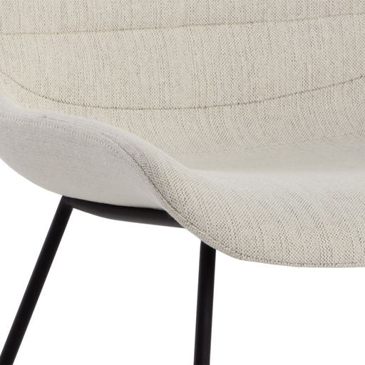 Sunpan Gracen Dining Chair in Hazelnut / Nightfall Black