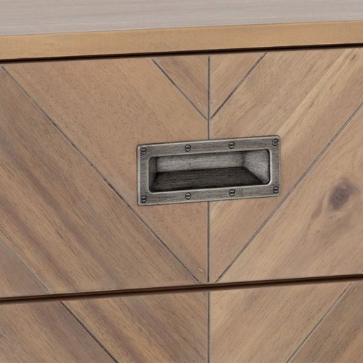 Sunpan Greyson Nightstand in Light / Smoke Acacia