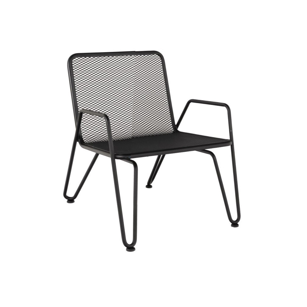 Woodard Turner Lounge Chair with Optional Cushion, Aged Teak, No Cushion, Grade A Fabric, Lounge Chairs, Iron, Curved, 4 Legs, Outdoor