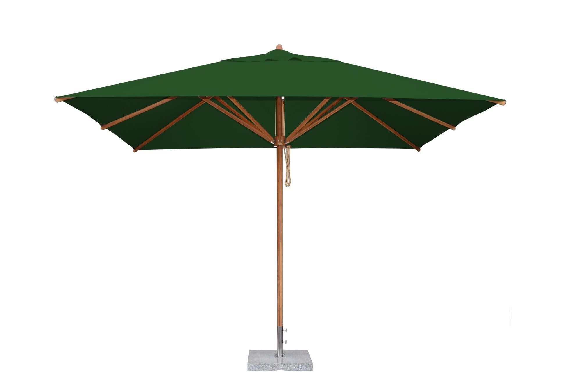 Bambrella Levante 2.5 x 3.5m (8.5 x 11.5) Rectangle Bamboo Umbrella