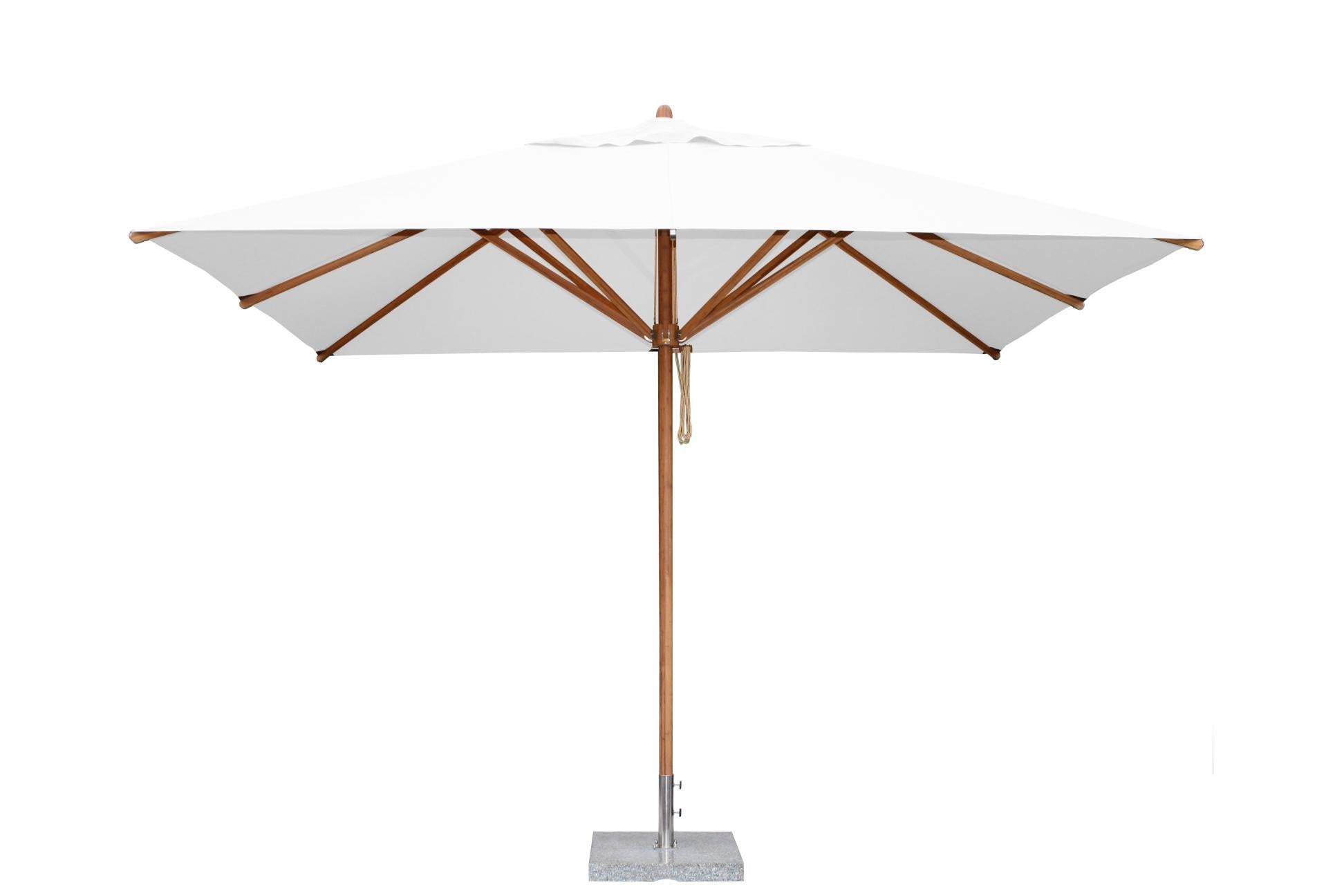 Bambrella Levante 2.5 x 3.5m (8.5 x 11.5) Rectangle Bamboo Umbrella
