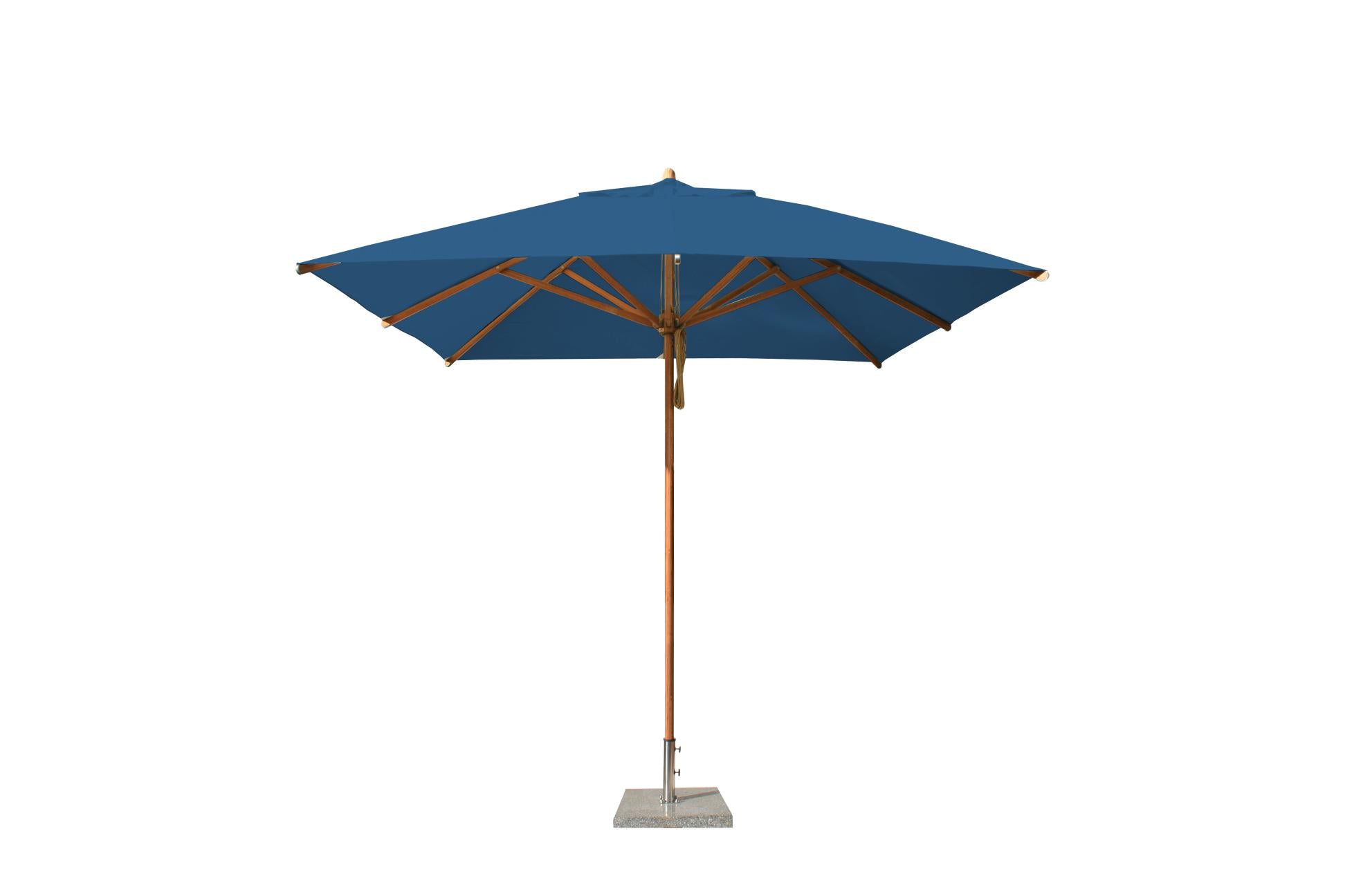 Bambrella Levante 2.6m Square Bamboo Umbrella