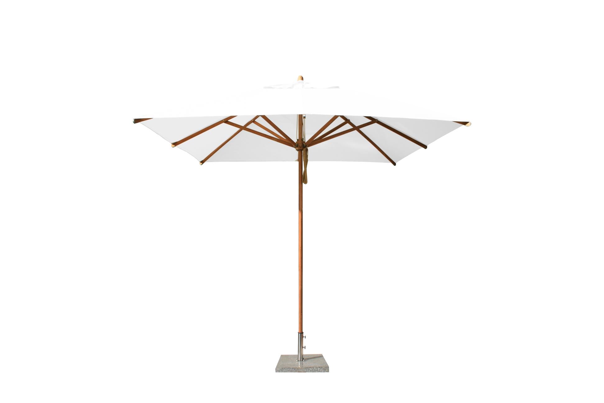 Bambrella Levante 2.6m Square Bamboo Umbrella