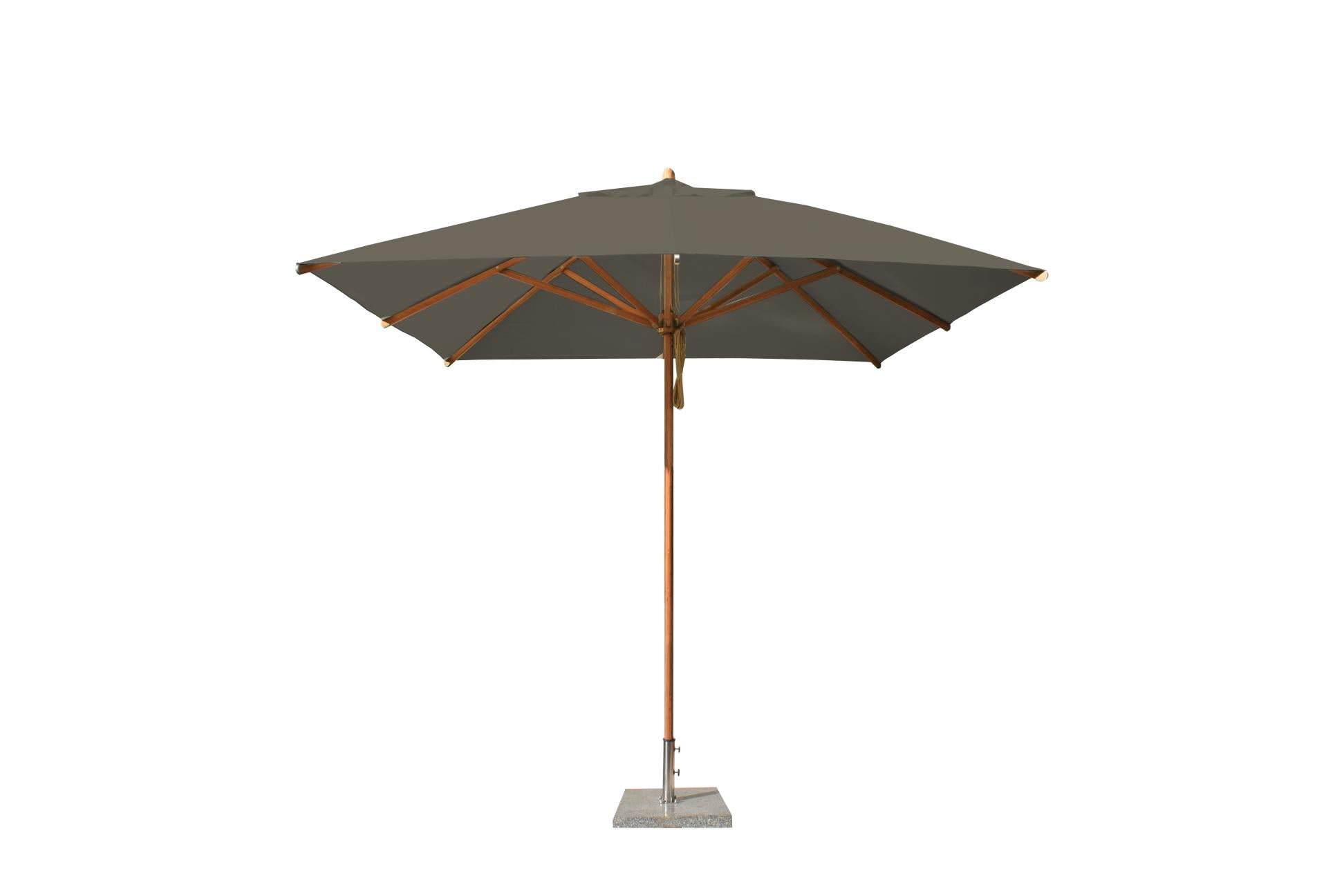 Bambrella Levante 2.6m Square Bamboo Umbrella