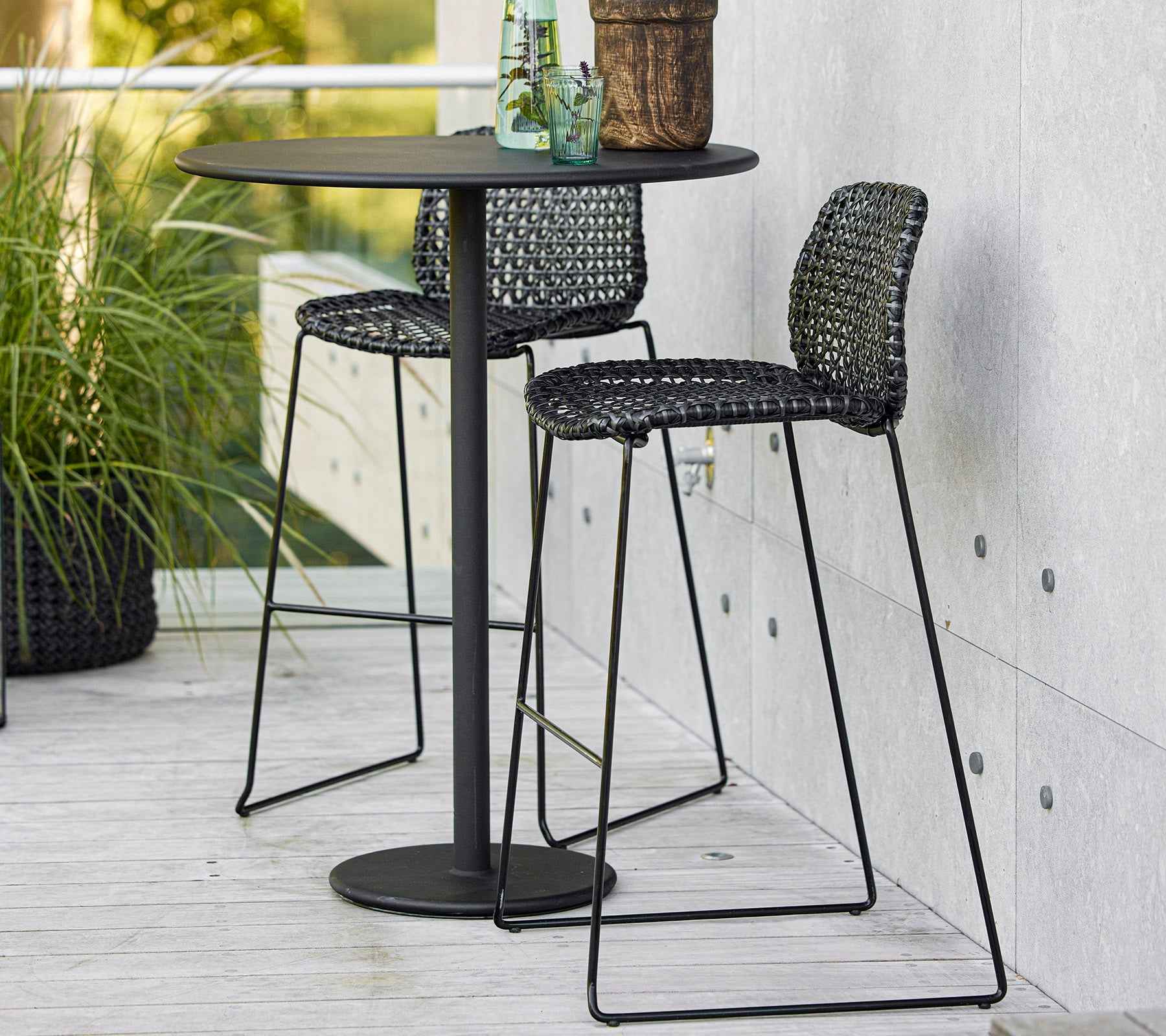 Cane-Line Vibe Bar Chair Stackable